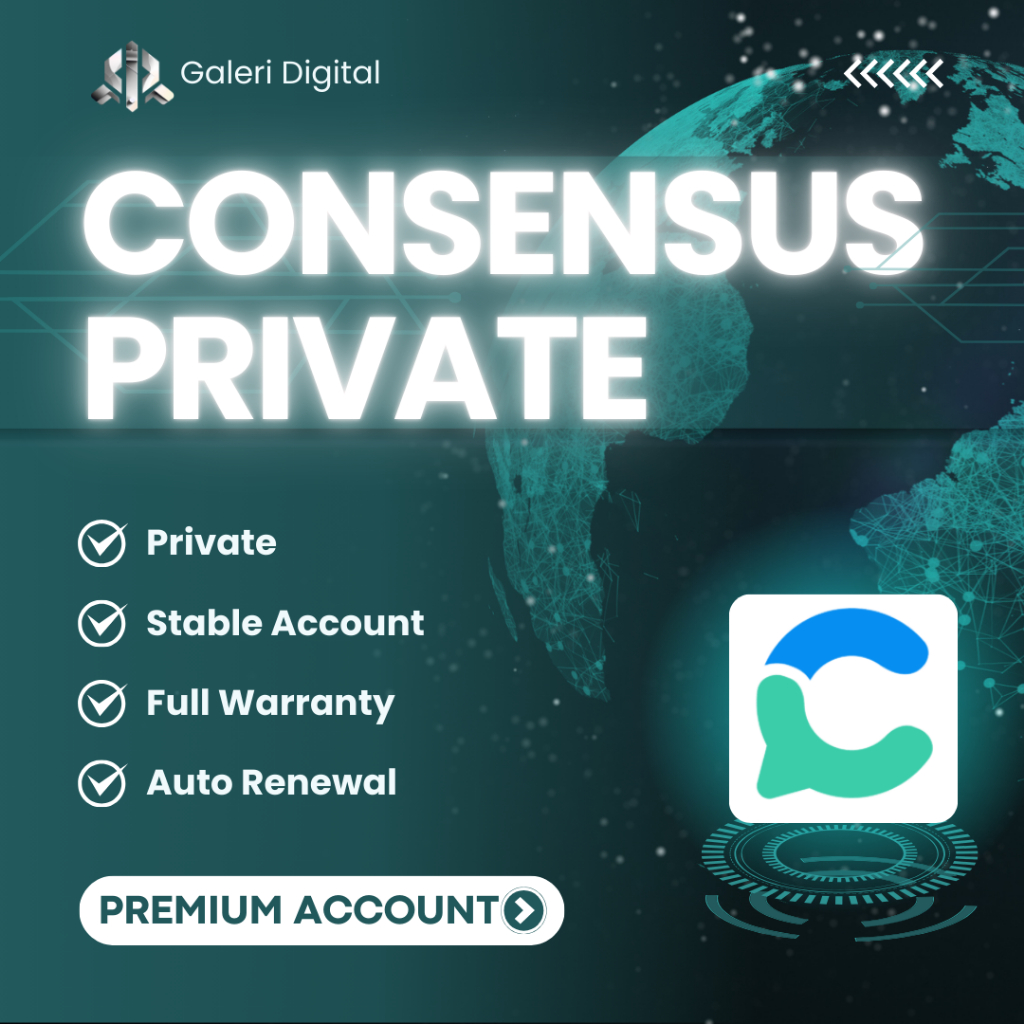 Jual Consensus AI Premium | Private 3 Bulan | Shopee Indonesia