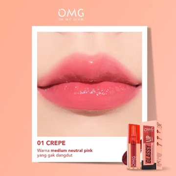 AS OMG OH MY GLAM Glassy Lip Tint LipTint Warna Intense BPOM
