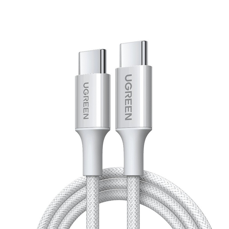 UGREEN L501 Cable Data USB C to C Kabel Charger 60W 3A Fast Charging  Nylon Braided for Iphone Samsung Universal