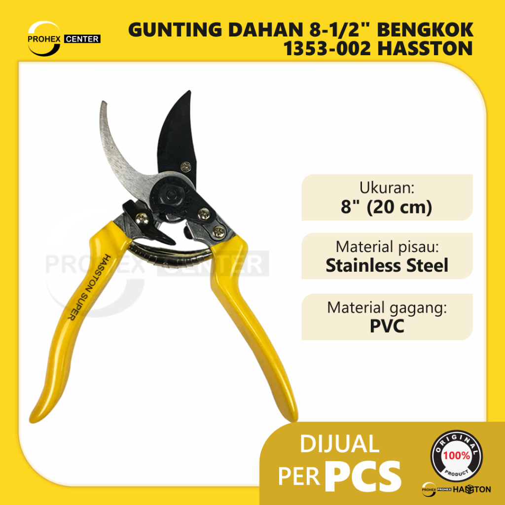 Jual Gunting Dahan Prohex Hasston 1353-002 Ranting Bunga Tanaman Pohon ...