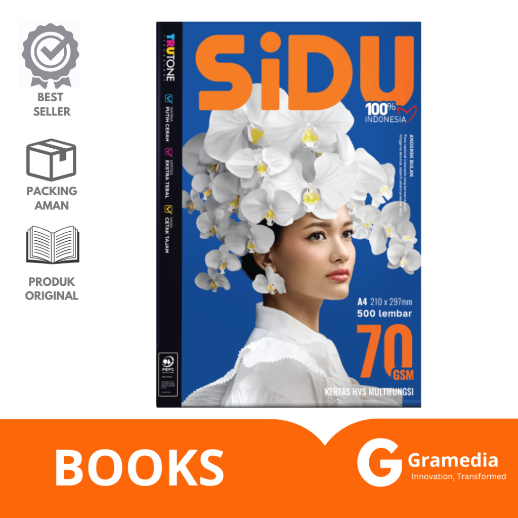 Jual Gramedia Lampung -Kertas HVS A4 70 GSM SiDU | Shopee Indonesia