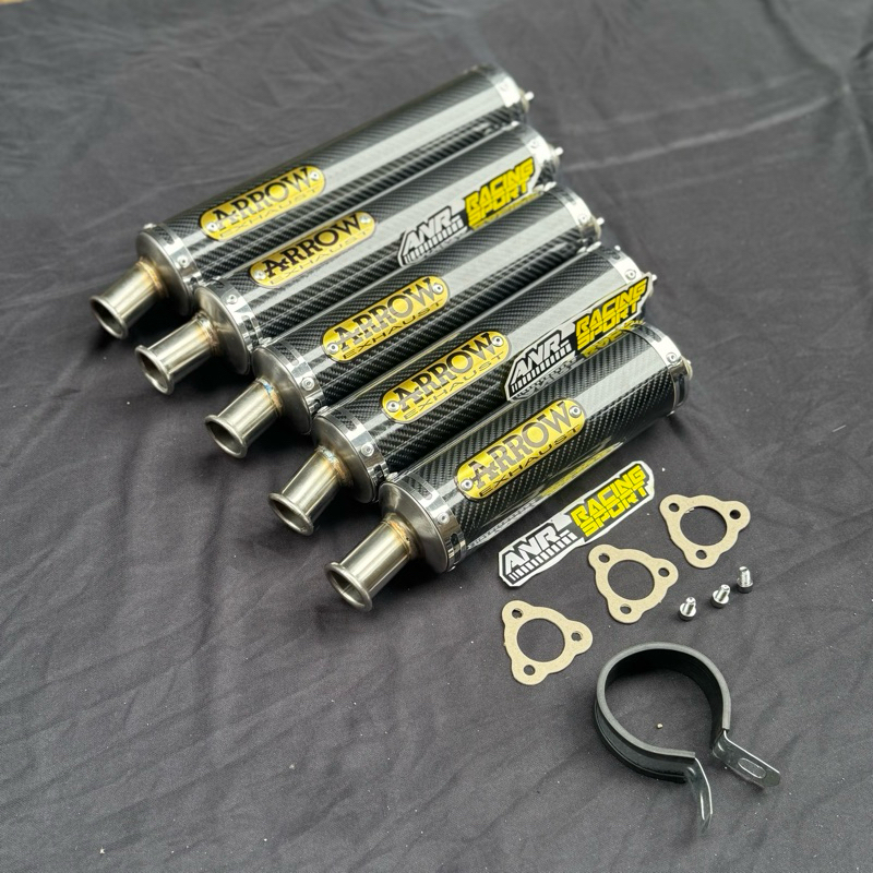 Jual Silincer Knalpot Arrow Carbon Ninja R RR Fizr Rxking Satria 2Tak ...