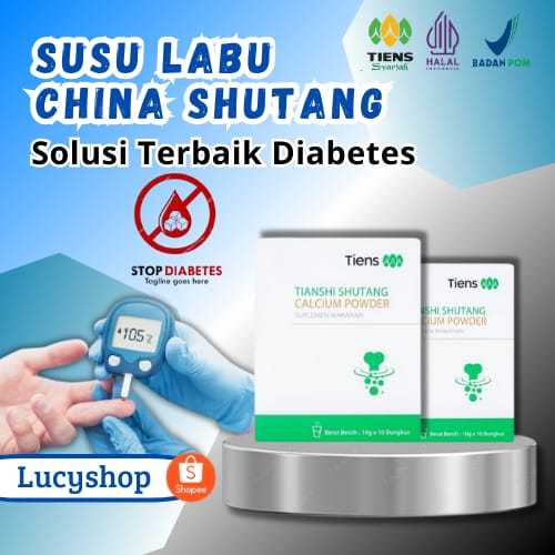 Jual Susu Labu Cina Untuk Diabetes Tiens Shutang Calsium Powder 100% ...