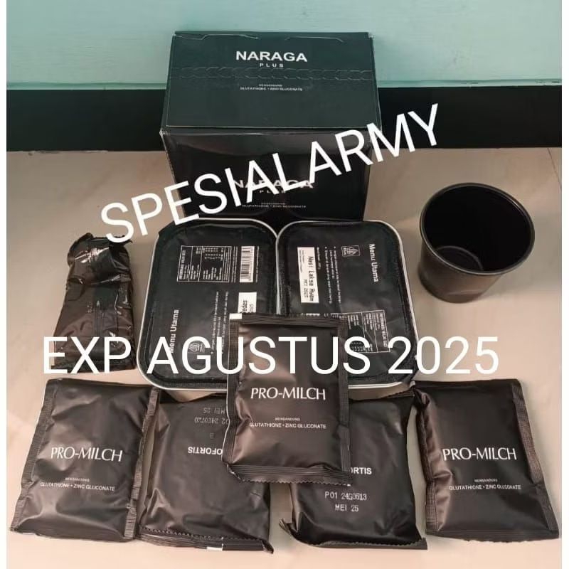 Jual RANSUM NARAGA MAKANAN TNI EXP AGUSTUS 2025 | Shopee Indonesia