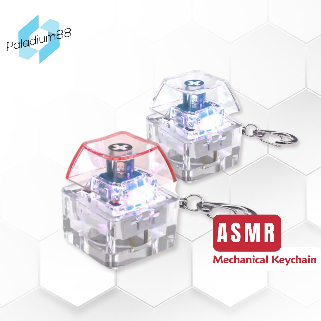 Jual Gantungan Kunci Mechanical ASMR Keychain Smooth Keyboard RGB ...