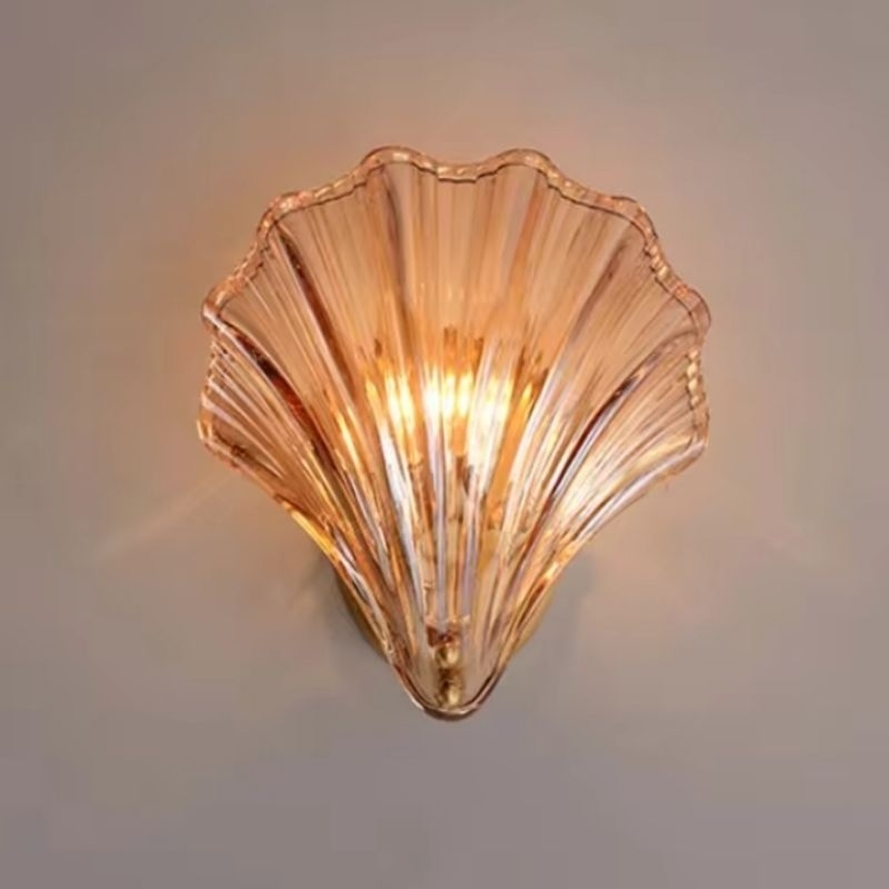 Jual Lampu Dinding Lampu Kaca Kerang Kreatif Lampu Dalam Ruangan Lampu ...