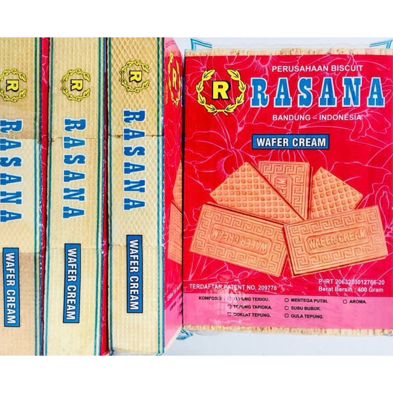 Jual Wafer jadul Rasana 400 gr per pack. | Shopee Indonesia