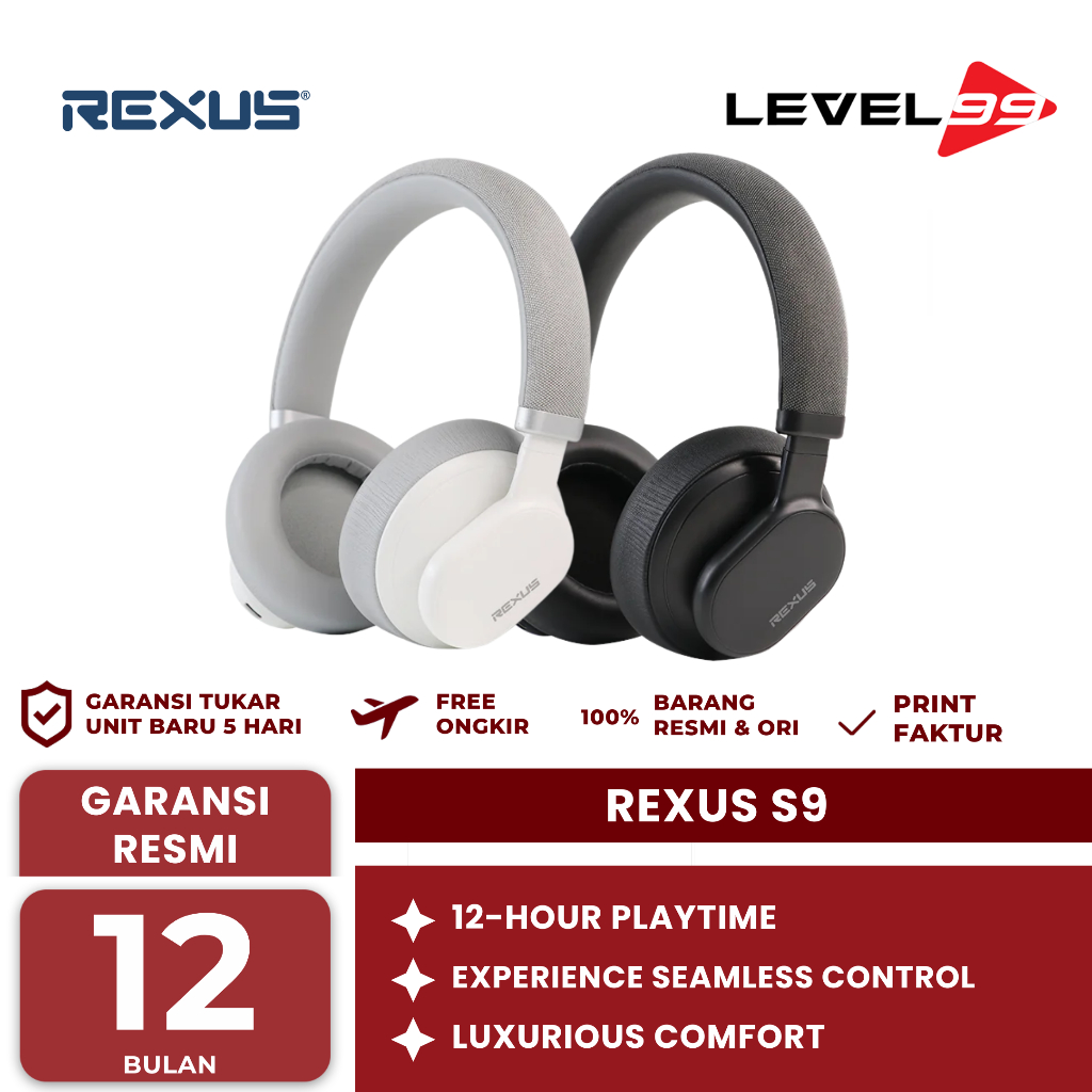 Jual Rexus Headset Wireless S9 Pro With Anc | Shopee Indonesia