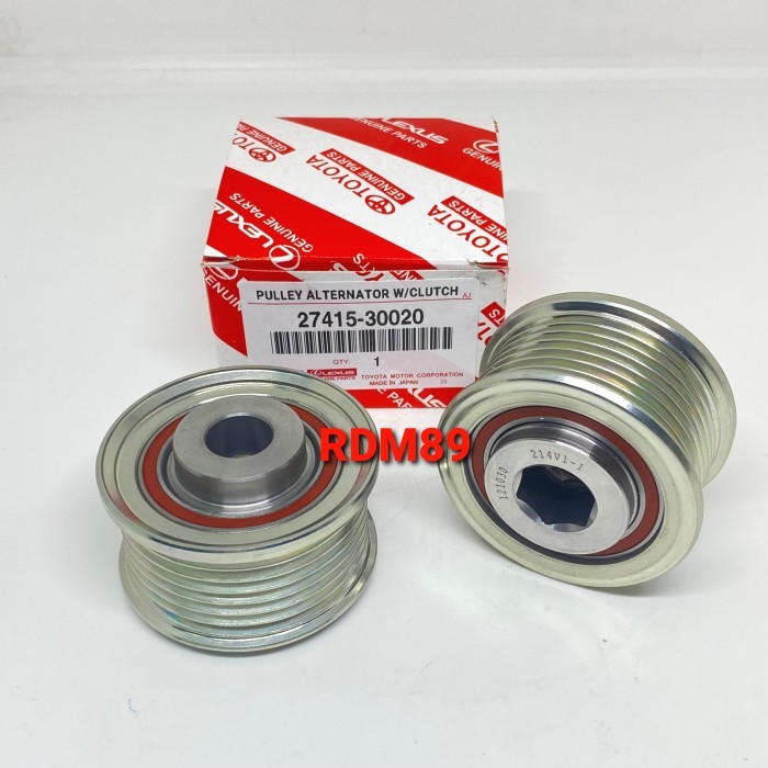 Jual PULLEY ALTERNATOR INNOVA DIESEL FORTUNER HILUX 27415-30020/0L030 ...