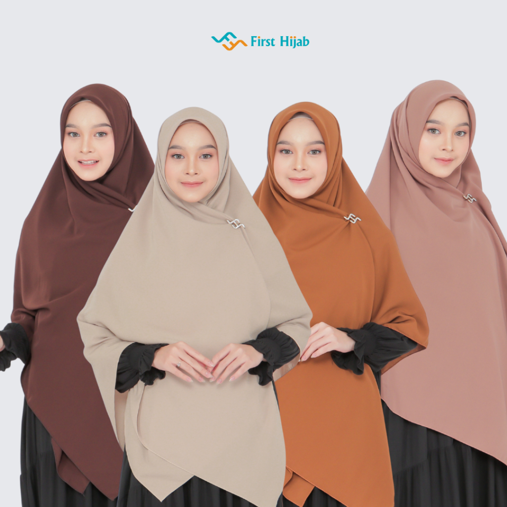 Jual FIRST HIJAB - Athifa Kerudung Segi Empat Syari Jumbo Premium Bahan
