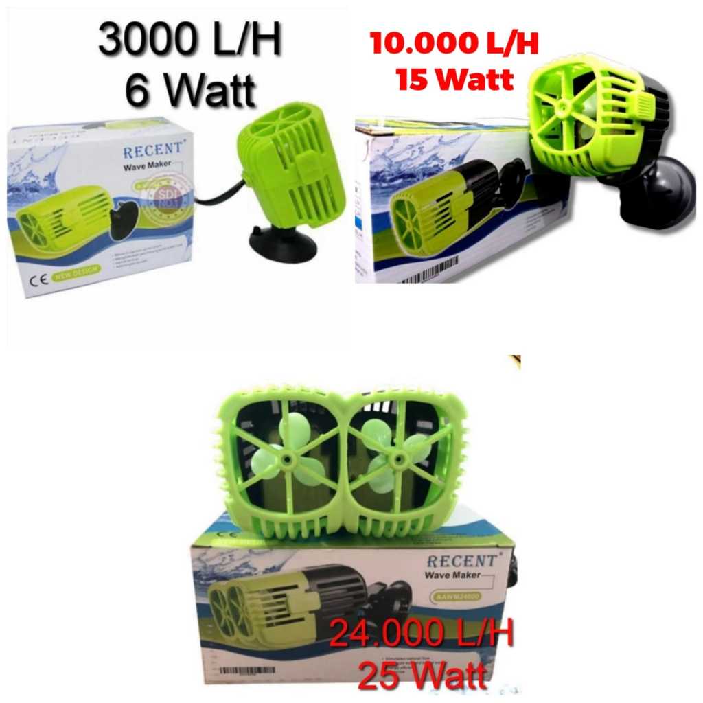 Jual Wave Maker RECENT AAWM 3000 8000 24000 Mesin Pompa Gelombang Arus ...