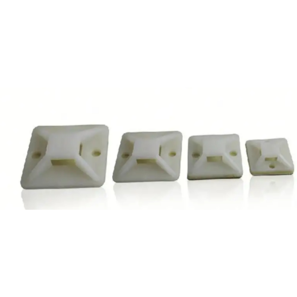 Jual Tie Mount 20x20/25x25/30x30/40x40 Pengait Kabel Tie Self Adhesive ...