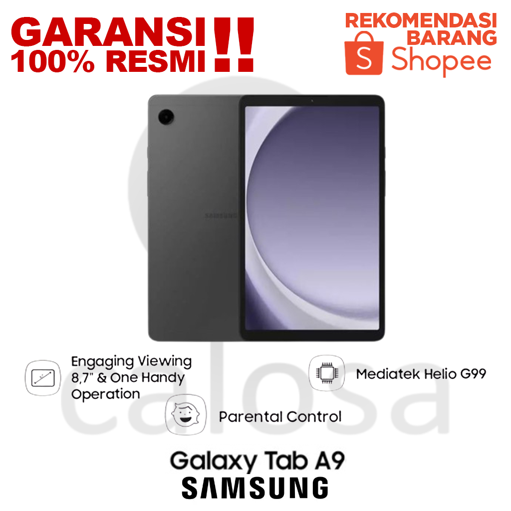 Jual SAMSUNG GALAXY TAB A9 SM-X110 4GB 64GB WIFI / SM-X115 4GB 64GB ...