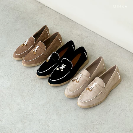 Suede Loafers 