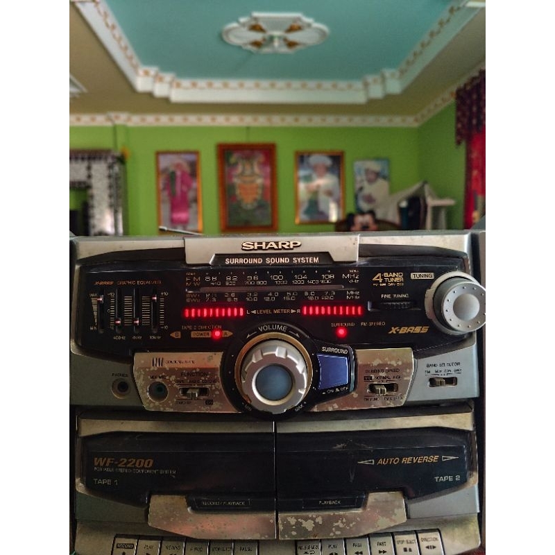 Jual Radio Tipe Sharp Simba Jadul Antik Vintage, Tipe Masih Fungsi 80% ...