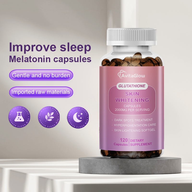 glutathione tablets 2000mg Capsules Anti-Aging Skin Whitening Antioxidant Softgels glutathione for liver damage Glutathione