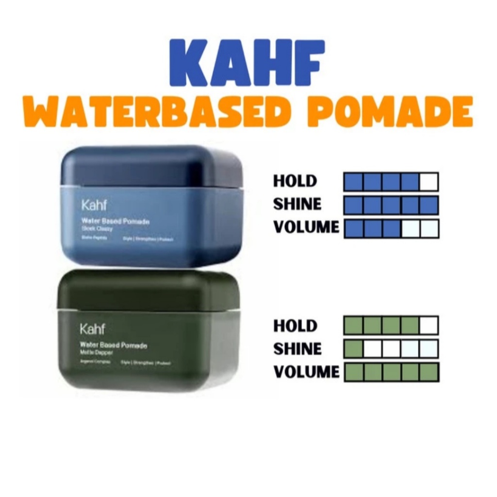 Jual Kahf waterbased Pomade 70g Minyak Rambut Pria | Shopee Indonesia