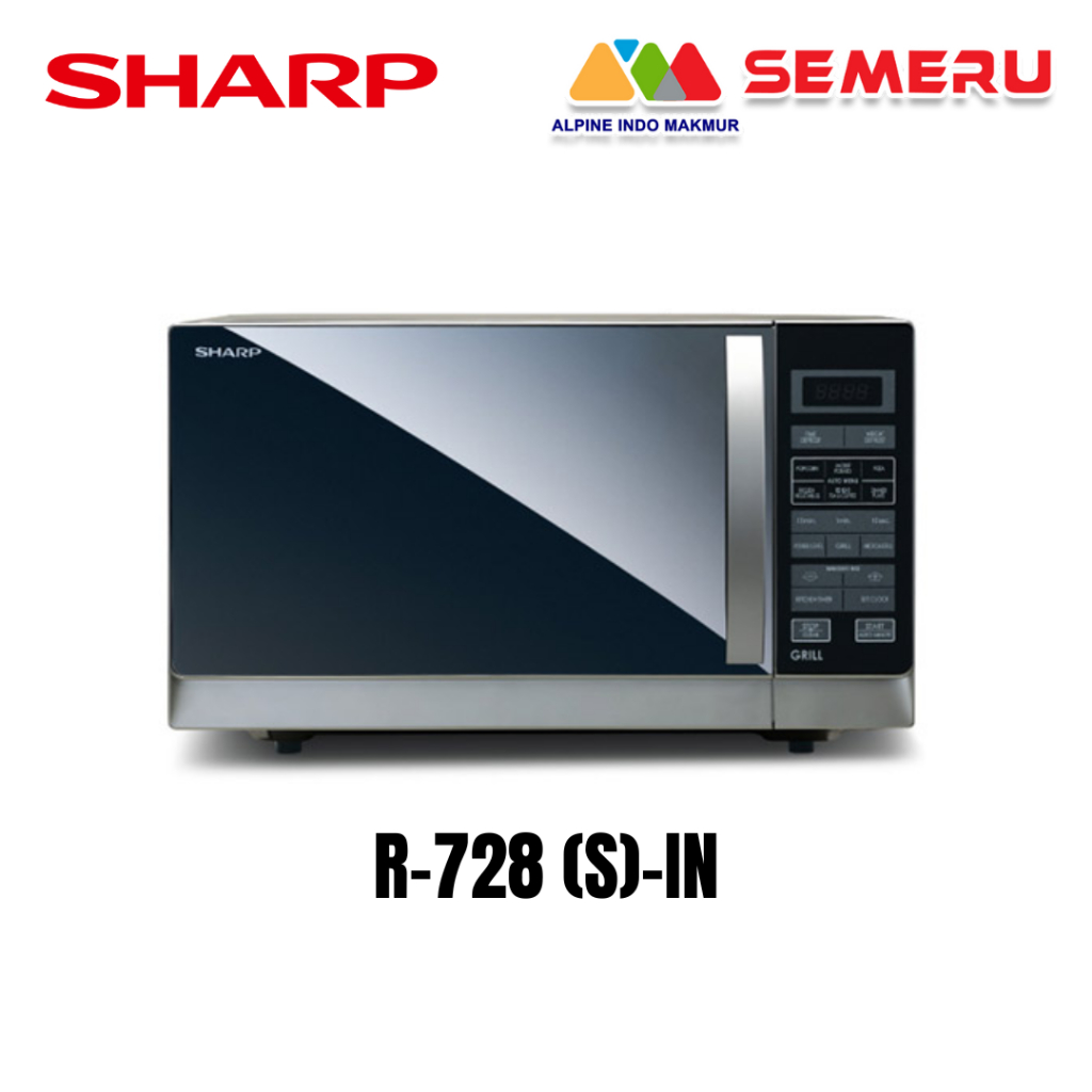 Jual SHARP MICROWAVE OVEN 25 L R-728 (S)-IN/R-728 (K)-IN/R-728 (W)-IN ...