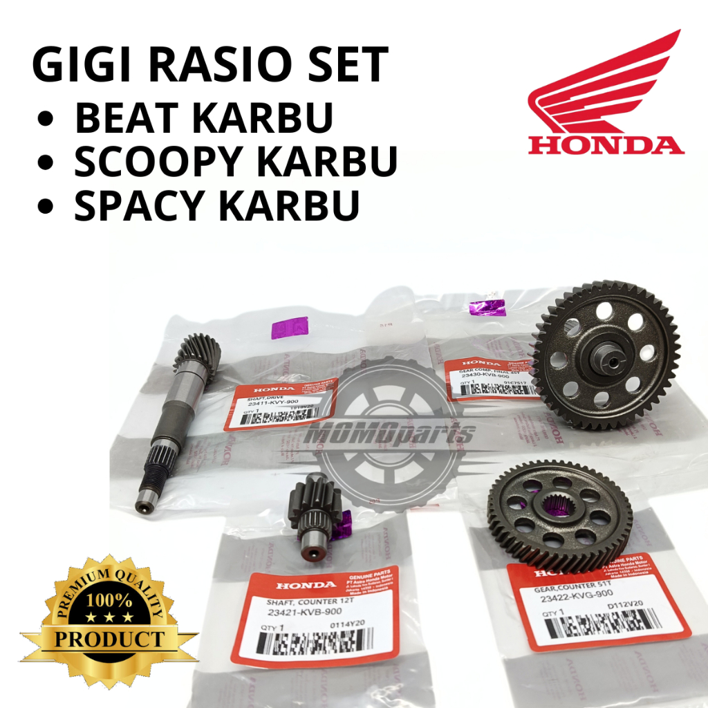 Jual ORIGINAL PAKET GEAR GIGI RASIO GARDAN CVT ASSY SET KOMPLIT GIR AS ...