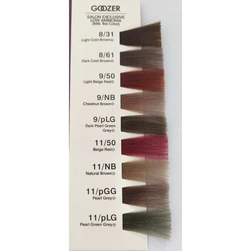 Jual cat pewarna semir rambut goozer hair color 100gr ready semua warna ...