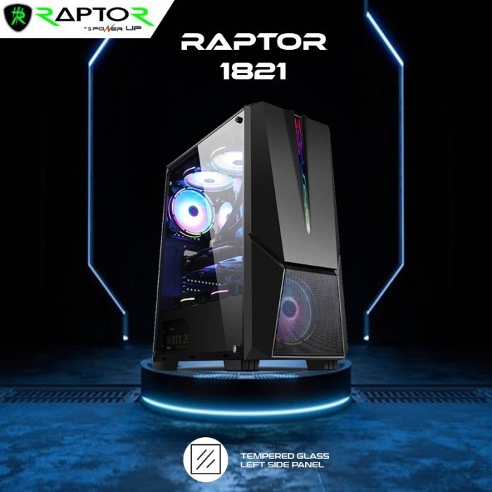 Jual RAPTOR CASING BLACK STRIKE 1821 RGB BLACK | Shopee Indonesia