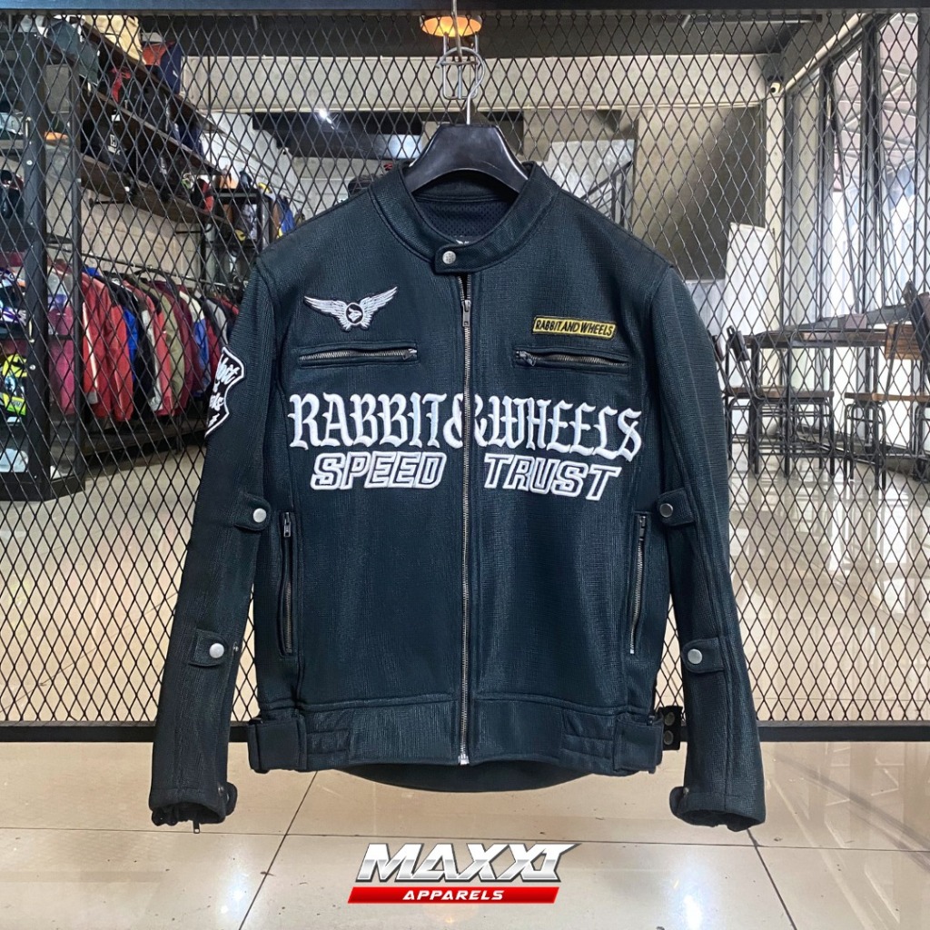 Jual Jaket motor Rabbit & wheels | 5Q50 Black | BB (55kg-60kg ...