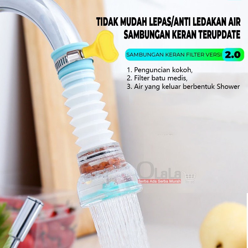 Jual Filter Sambungan Kran Praktis Saringan Kran - FSK9 | Shopee Indonesia