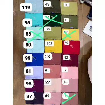 MANDJHA Basic Premium Scarf Hijab Polos Voal By IVAN GUNAWAN Hijab Segi Empat Voal Premium