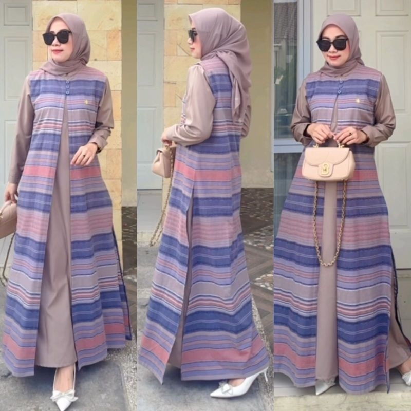 Jual Dress Dimara /dress Dimara /katun triset /Gamis by dimara,dress ...