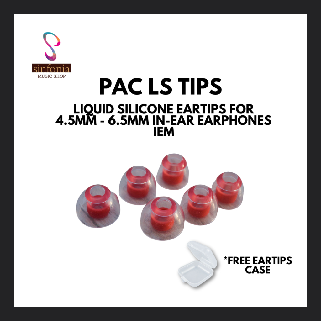 Jual PAC LS tips Liquid Silicone Eartips for 4.5mm - 6.5mm In-Ear ...