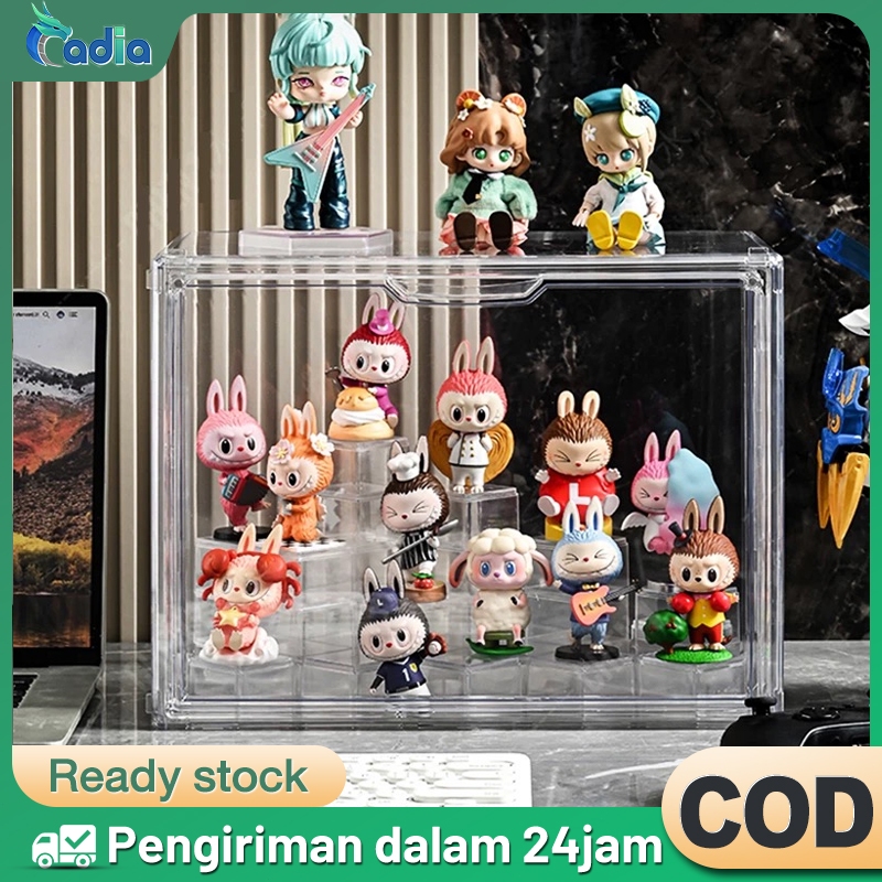 Jual popmart kotak display akrilik transparan / kotak display boneka ...