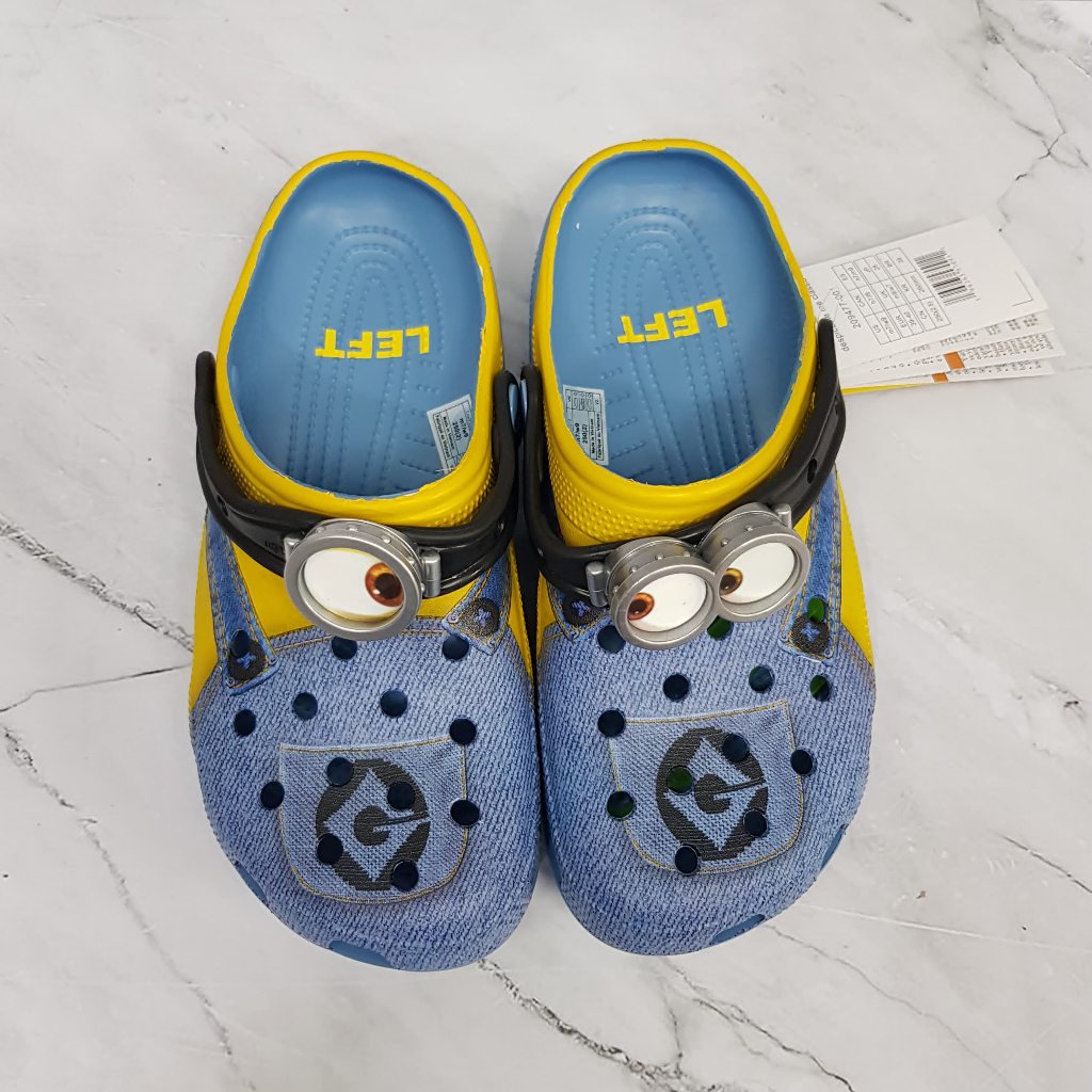 Jual Crocs Minion Despicable Me Classic Clog Kids and Adults | Shopee ...