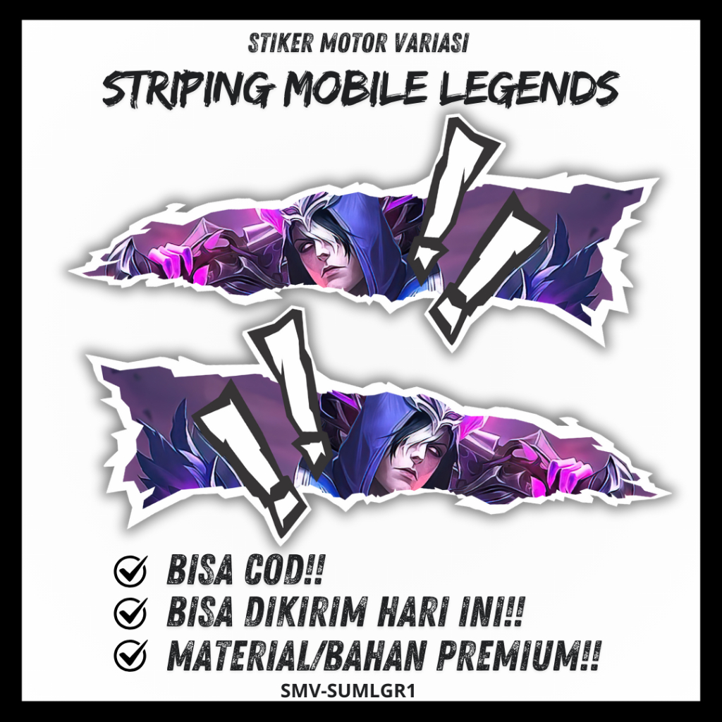 Jual Stiker Striping Granger Sticker Hero Granger Mobile Legends ...