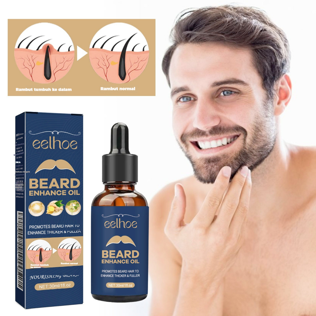 Jual Minyak penumbuh jenggot pria, minyak perawatan jenggot, saripati ...