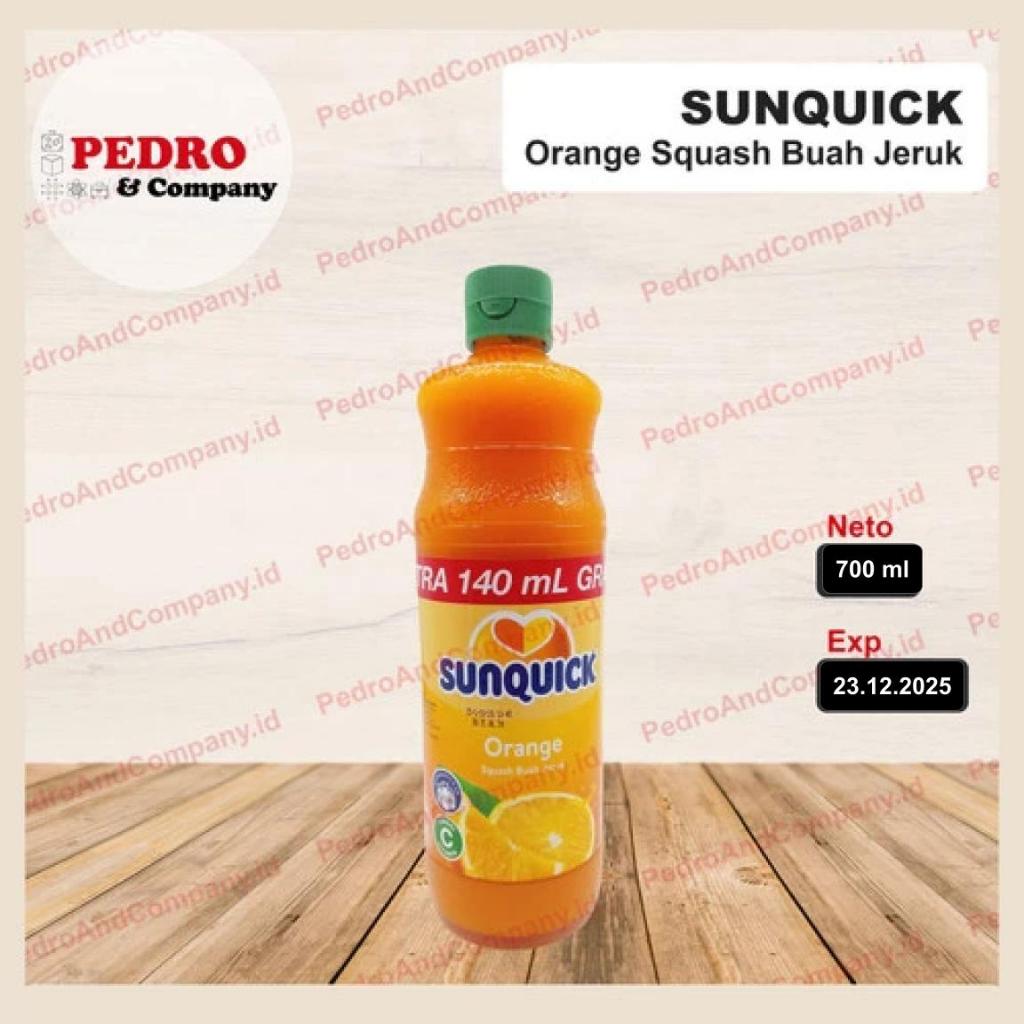 Jual sunquick orange 700 ml (botol kaca sedang) - sirup jeruk | Shopee ...
