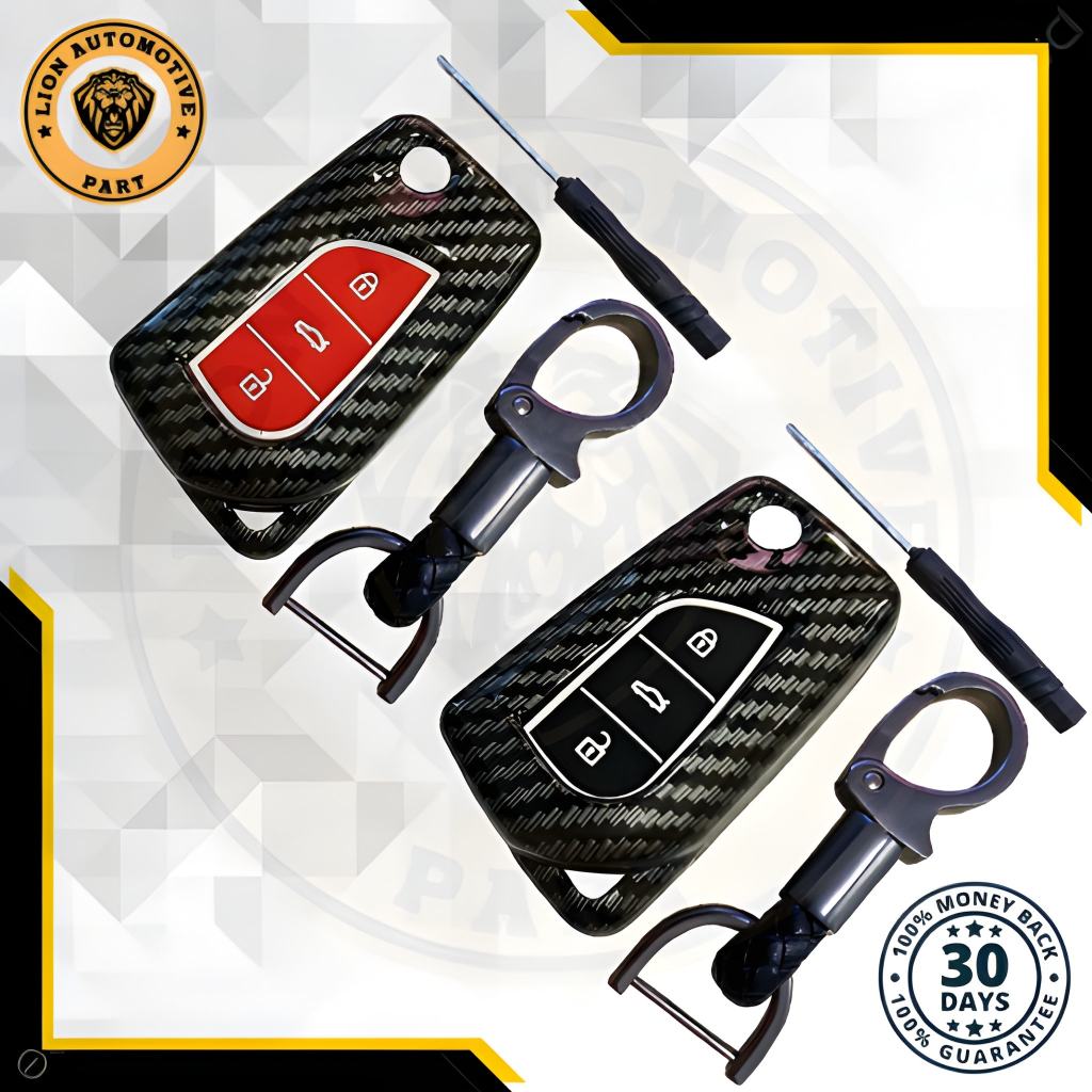 Jual Cover Carbon Casing Smart Key Kunci Remote Toyota Innova Reborn ...