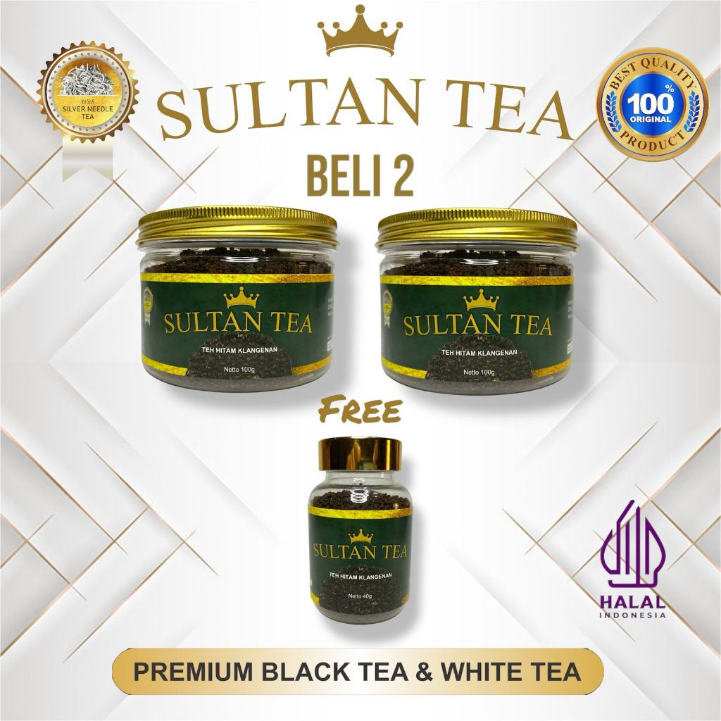 Jual Teh Hitam Sultan Tea 100gr Original Produk|Teh Hitam Premium|Teh ...