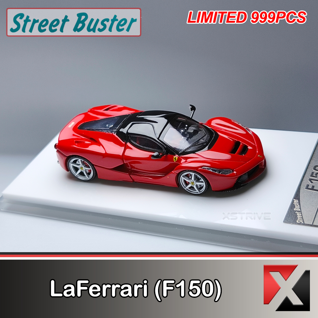 Jual Street Buster x WECAR 1:64 LaFerrari (F150) Red Coupe