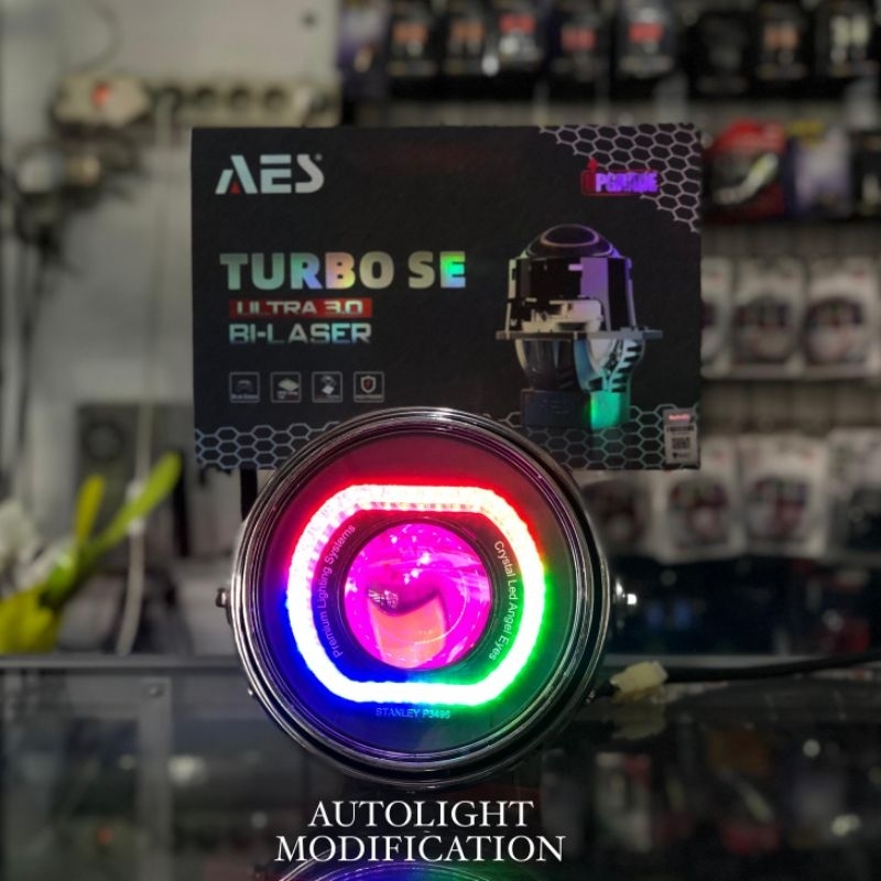 Jual BILED NINJA SS CUSTOM BILED AES TURBO SE ULTRA BI LASER 3 INCH ...
