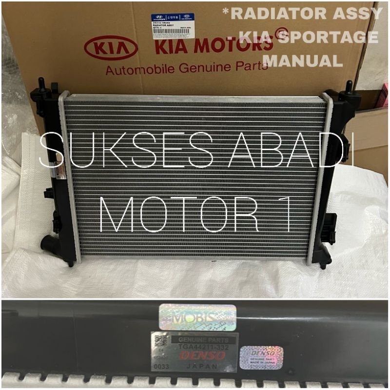 Jual RADIATOR ASSY KIA SPORTAGE GEN 1 MANUAL ORIGINAL DENSO | Shopee ...