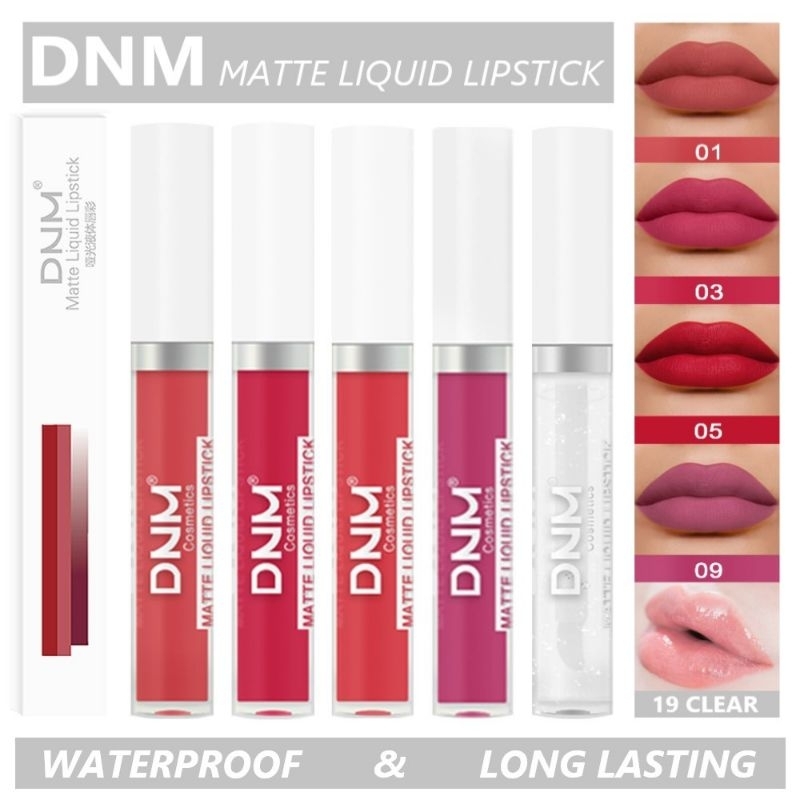 Jual DNM Matte Liquid Lipstick 19 Warna Waterproof and Long Lasting ...