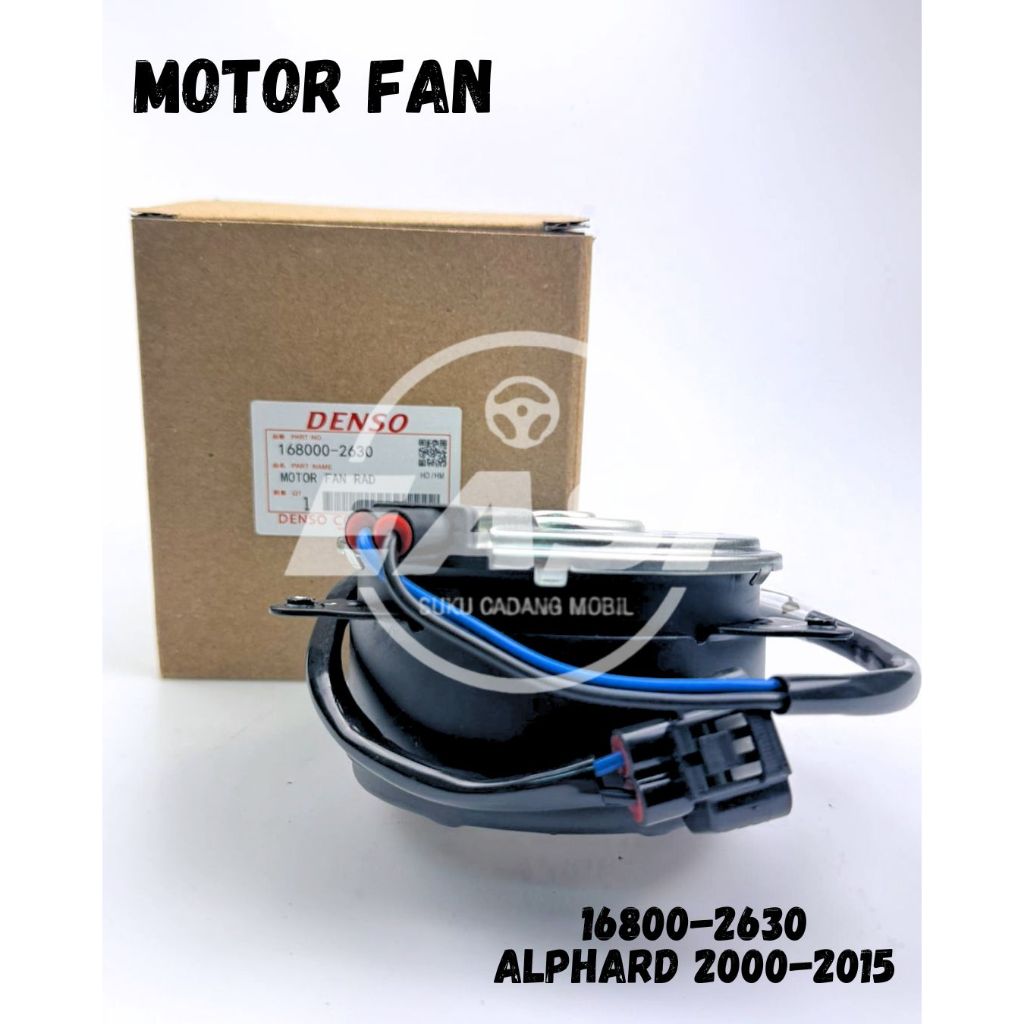 Jual MOTOR FAN KIPAS RADIATOR ALPHARD VELLFIRE A2630 | Shopee Indonesia