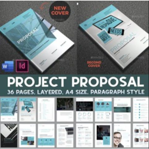 Jual W89 Project Proposal Document Template | MS Word | Indesign | 36 ...