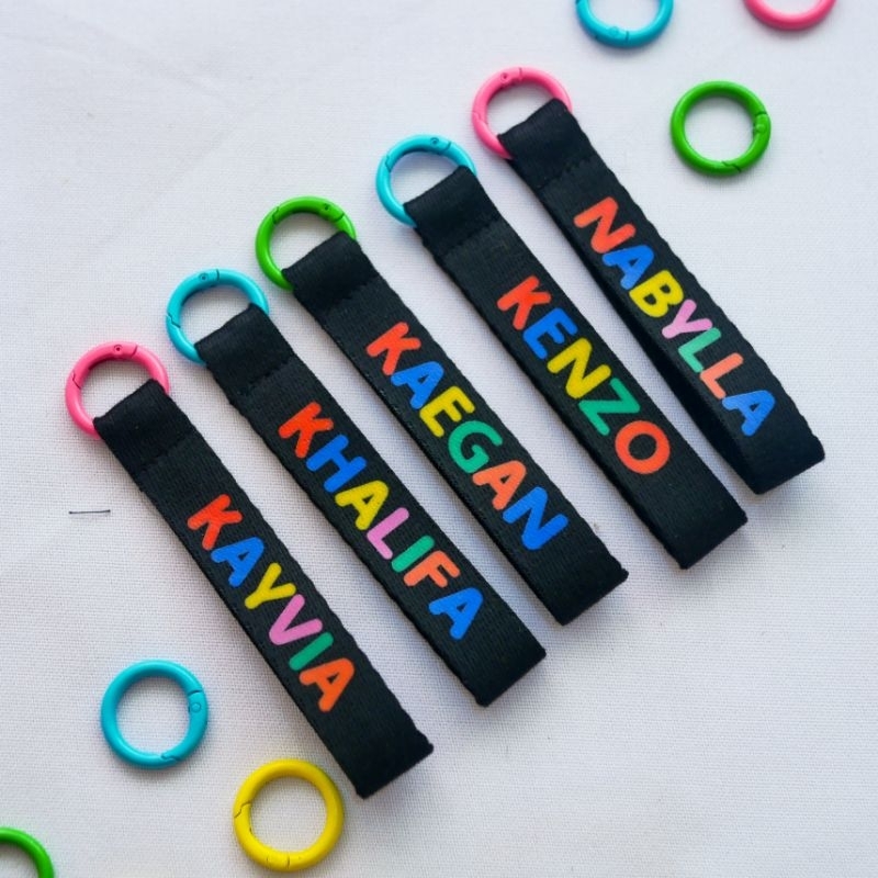 Jual Custom Name Tag / Bag tag Nama Anak / Gantungan Tas Custom / Luggage  Tag / Gift Souvenir | Shopee Indonesia