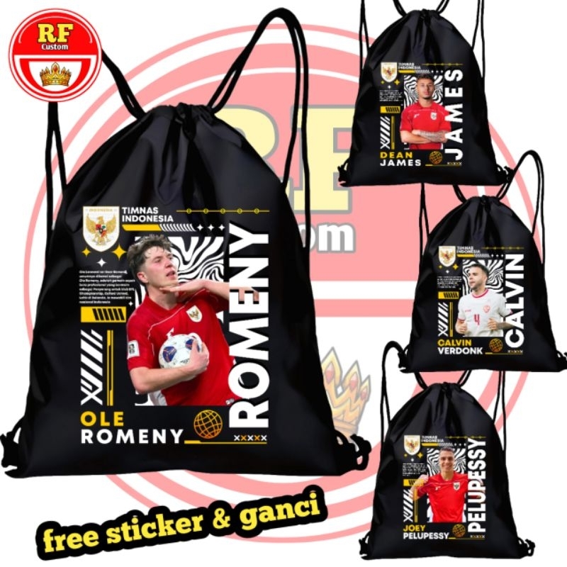 Jual (free sticker & gantungan kunci) TAS SERUT Anak Dewasa TIMNAS ...