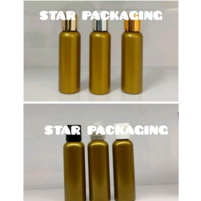 Jual Botol 100ml Gold Botol Presstop 100ml Gold Botol BR 100ml Presstop ...