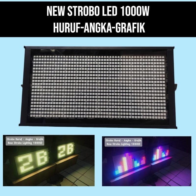 Jual New Strobo Led 1000W Huruf - Angka - Grafik Strobo Lighting ...