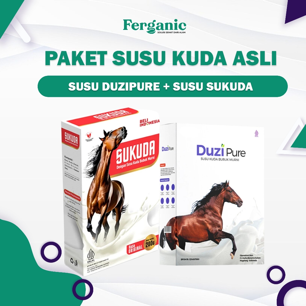 Jual Paket Susu Kuda Duzi Pure + Sukuda Paling Laris Original | Shopee ...
