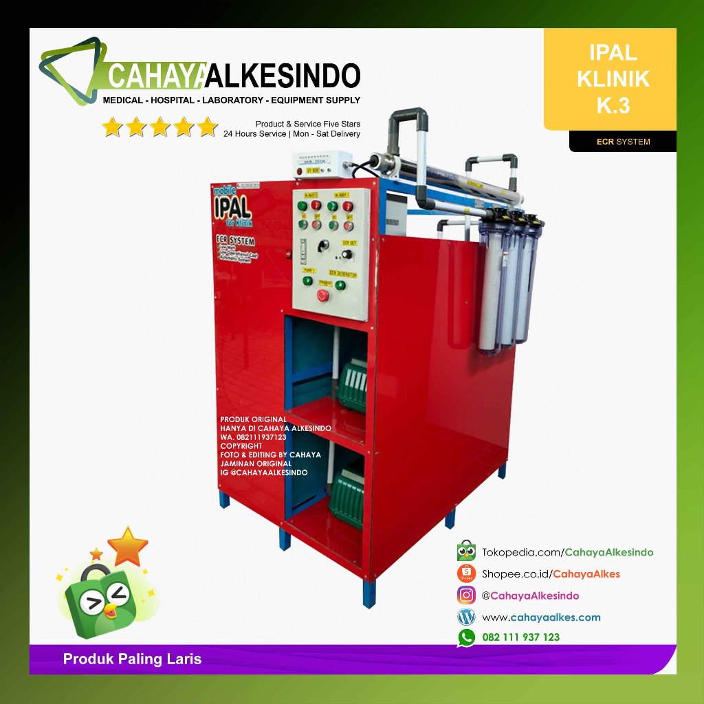 Jual IPAL Portable Mesin Pengolahan Limbah | Klinik Rawat Inap Type K3 ...