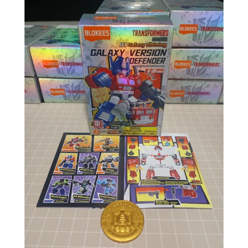 Jual Blokees Transformers GVD 01 Ironhead coin optimus | Shopee Indonesia